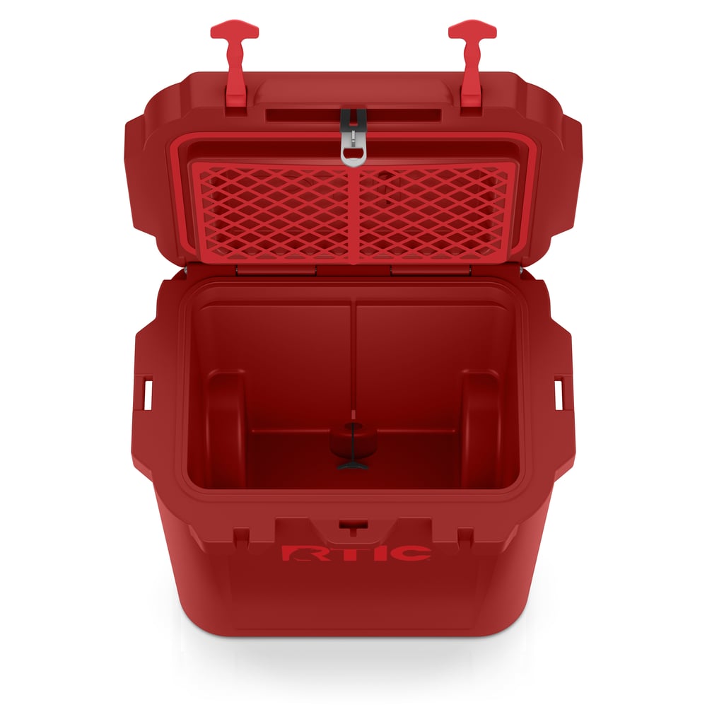 45 QT Ultra-Tough Wheeled Cooler Black Cherry - Image 5