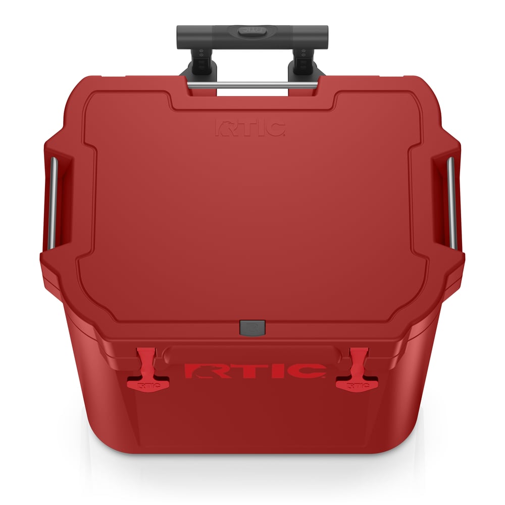 45 QT Ultra-Tough Wheeled Cooler Black Cherry - Image 7