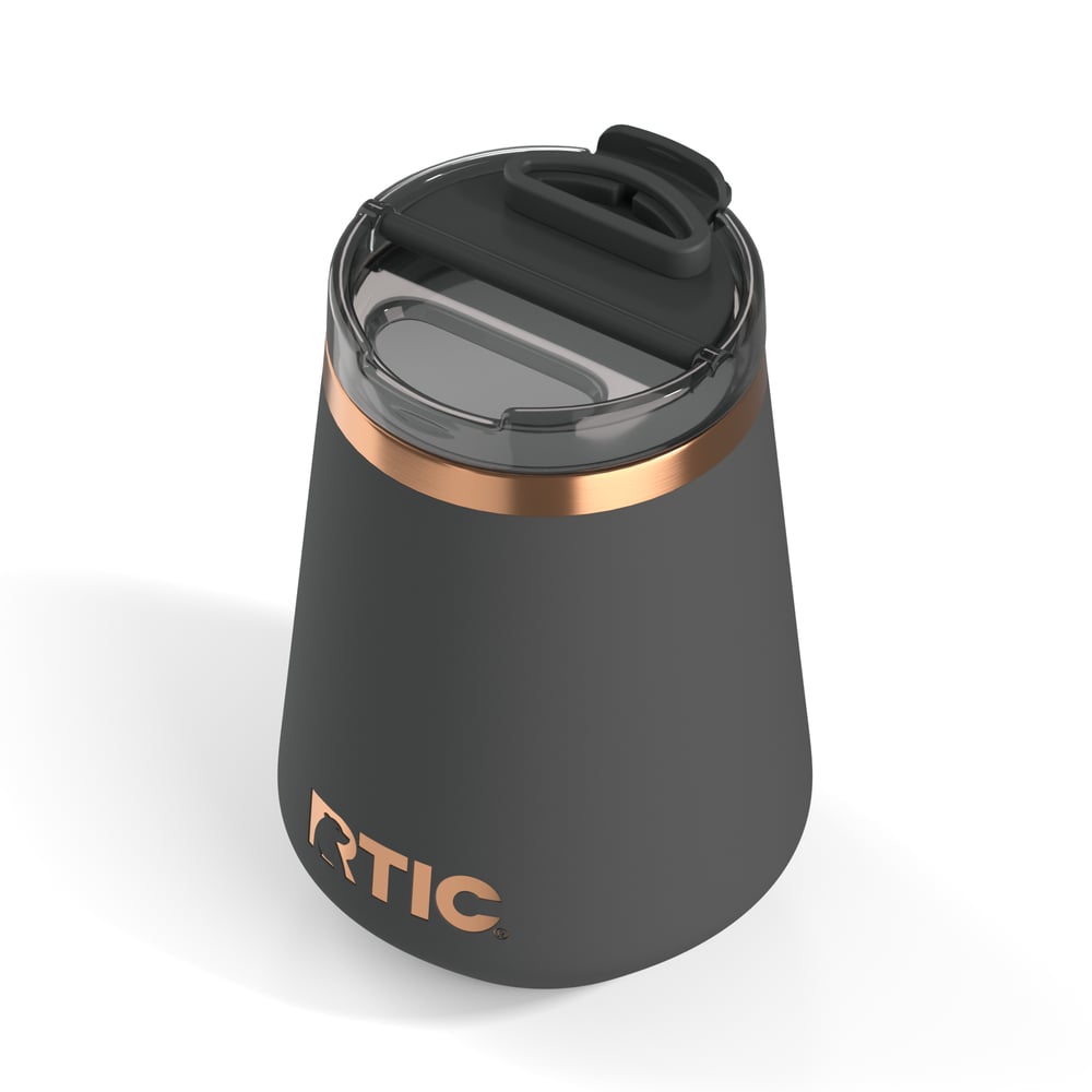 12oz Happy Hour Wine Tumbler Light Black - Image 2