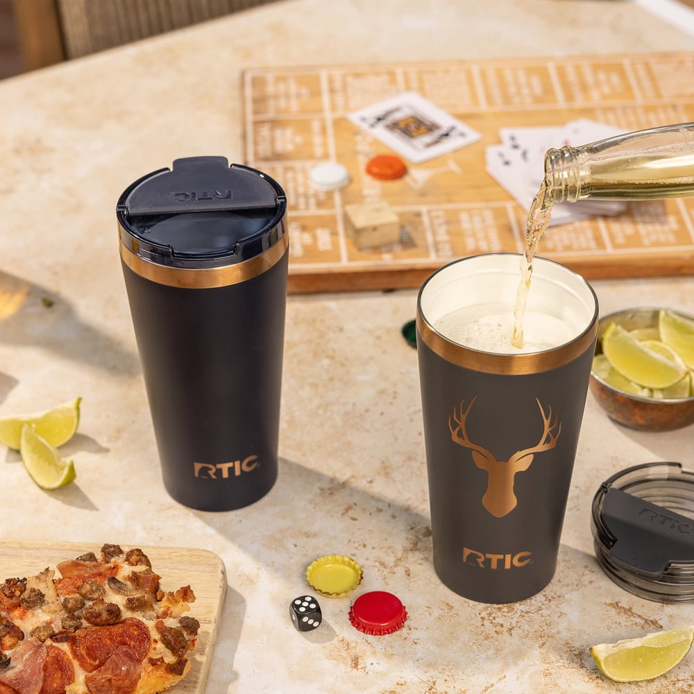 18oz Happy Hour Pint Tumbler Light Black - Image 10