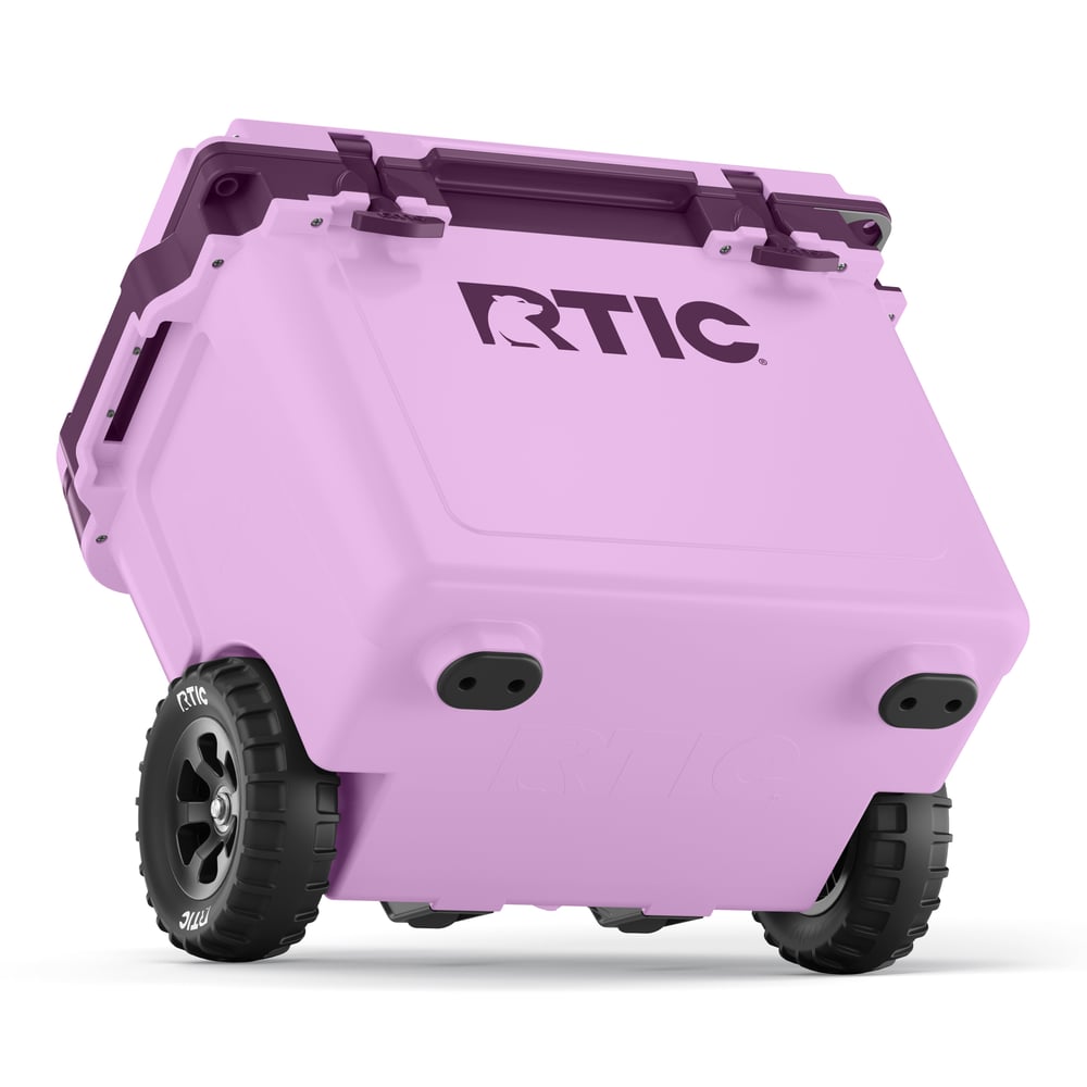 22 QT Ultra-Light Wheeled Cooler Lavender/Plum - Image 6