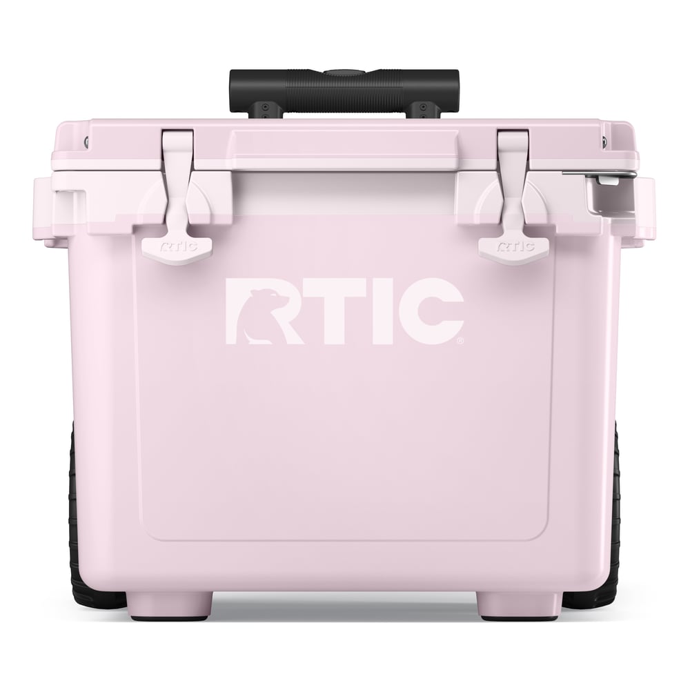 22 QT Ultra-Light Wheeled Cooler Pale Pink - Image 2