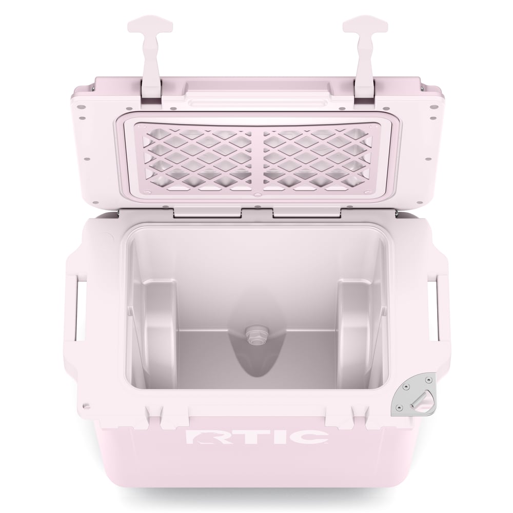 22 QT Ultra-Light Wheeled Cooler Pale Pink - Image 5