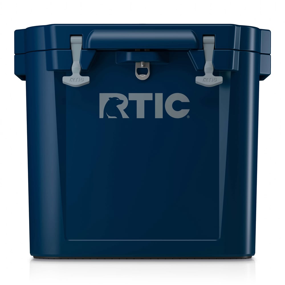 45 QT Ultra-Tough Wheeled Cooler Navy - Image 2