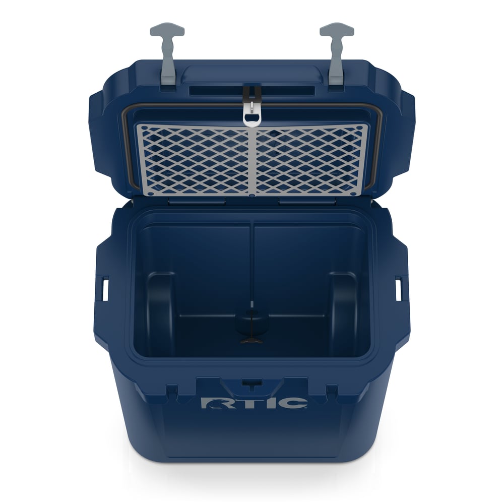 45 QT Ultra-Tough Wheeled Cooler Navy - Image 5