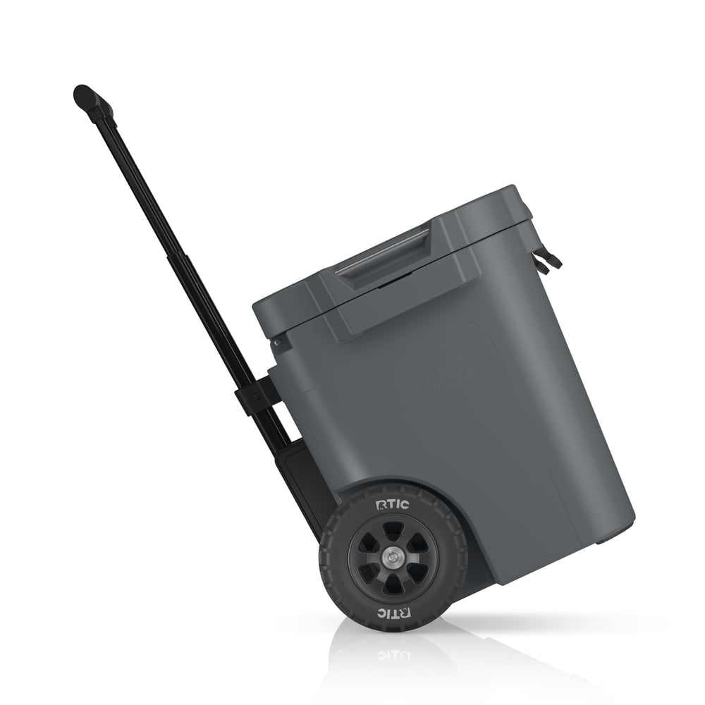 45 QT Ultra-Tough Wheeled Cooler Dark Grey - Image 4