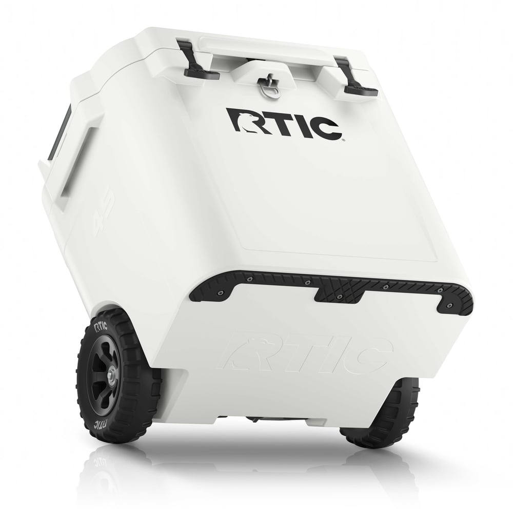 45 QT Ultra-Tough Wheeled Cooler White - Image 6