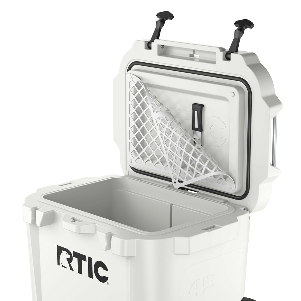 45 QT Ultra-Tough Wheeled Cooler White - Image 8