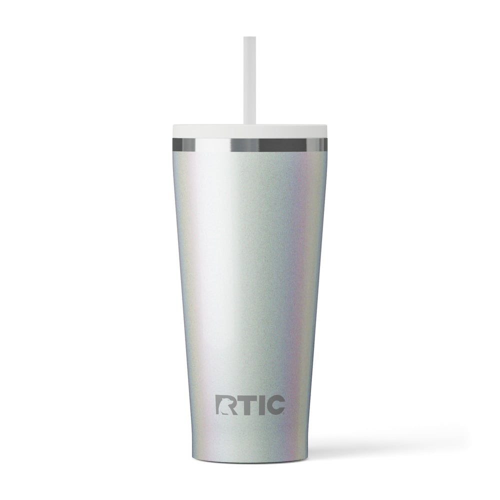 Everyday Tumbler White Glitter