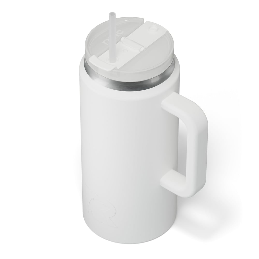 64oz Road Trip Tumbler White - Image 4