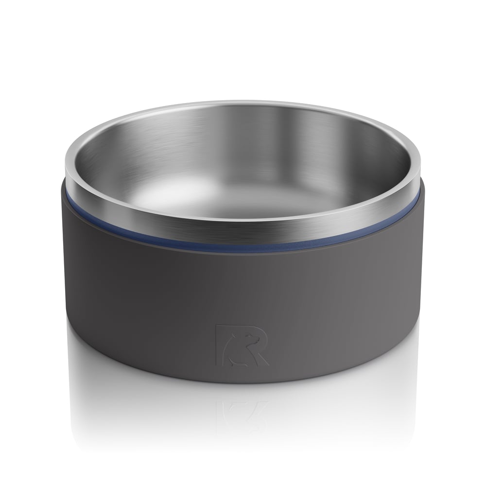 3-In-1 Dog Bowl Navy & Graphite - Image 6