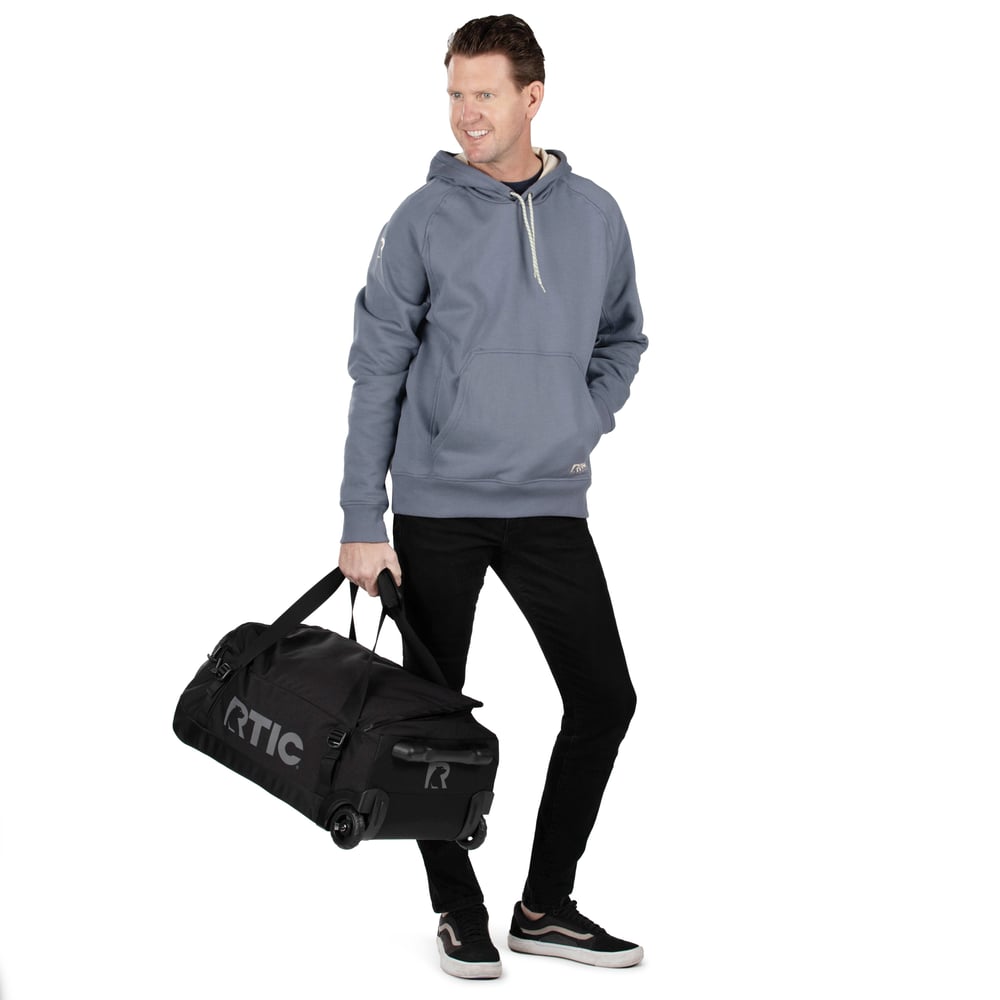 Road Trip Rolling Duffle Bag Olive & Beach - Image 16