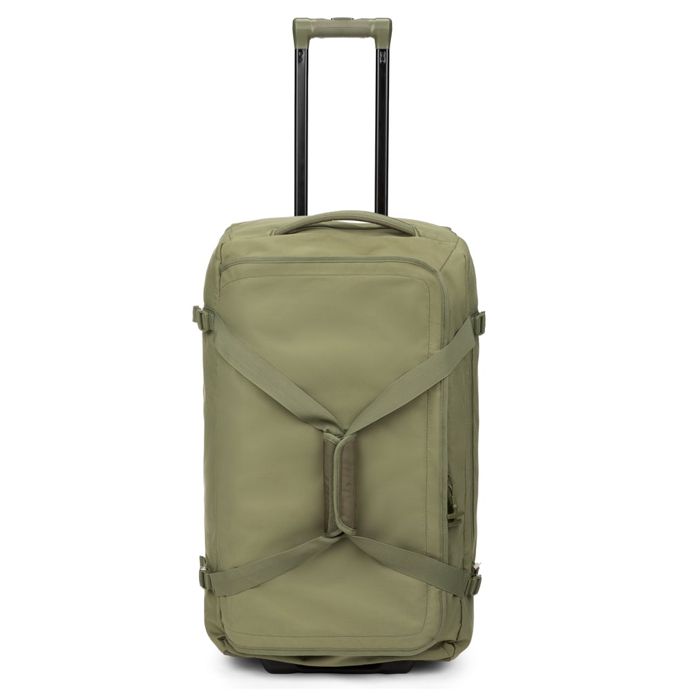 Road Trip Rolling Duffle Bag Olive & Beach - Image 4