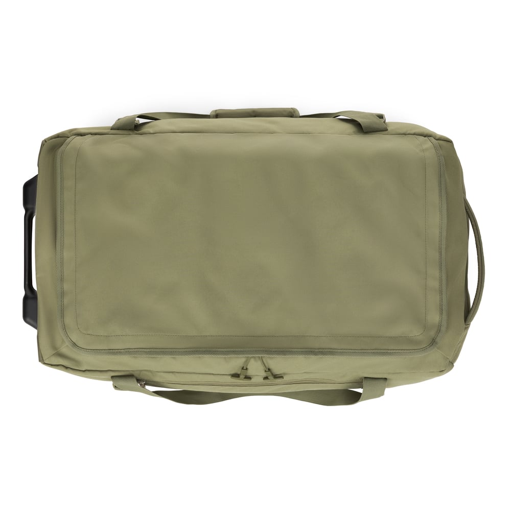 Road Trip Rolling Duffle Bag Olive & Beach - Image 8