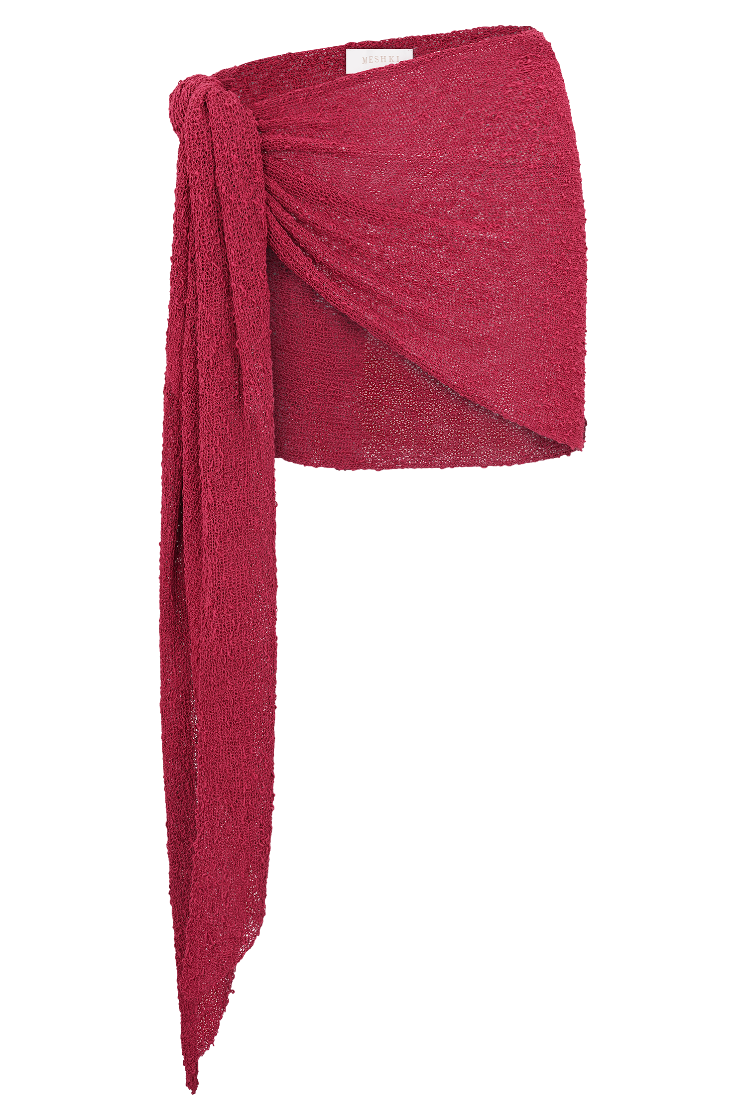 Sammy Boucle Knit Cover Up - Dragonfruit - Image 6