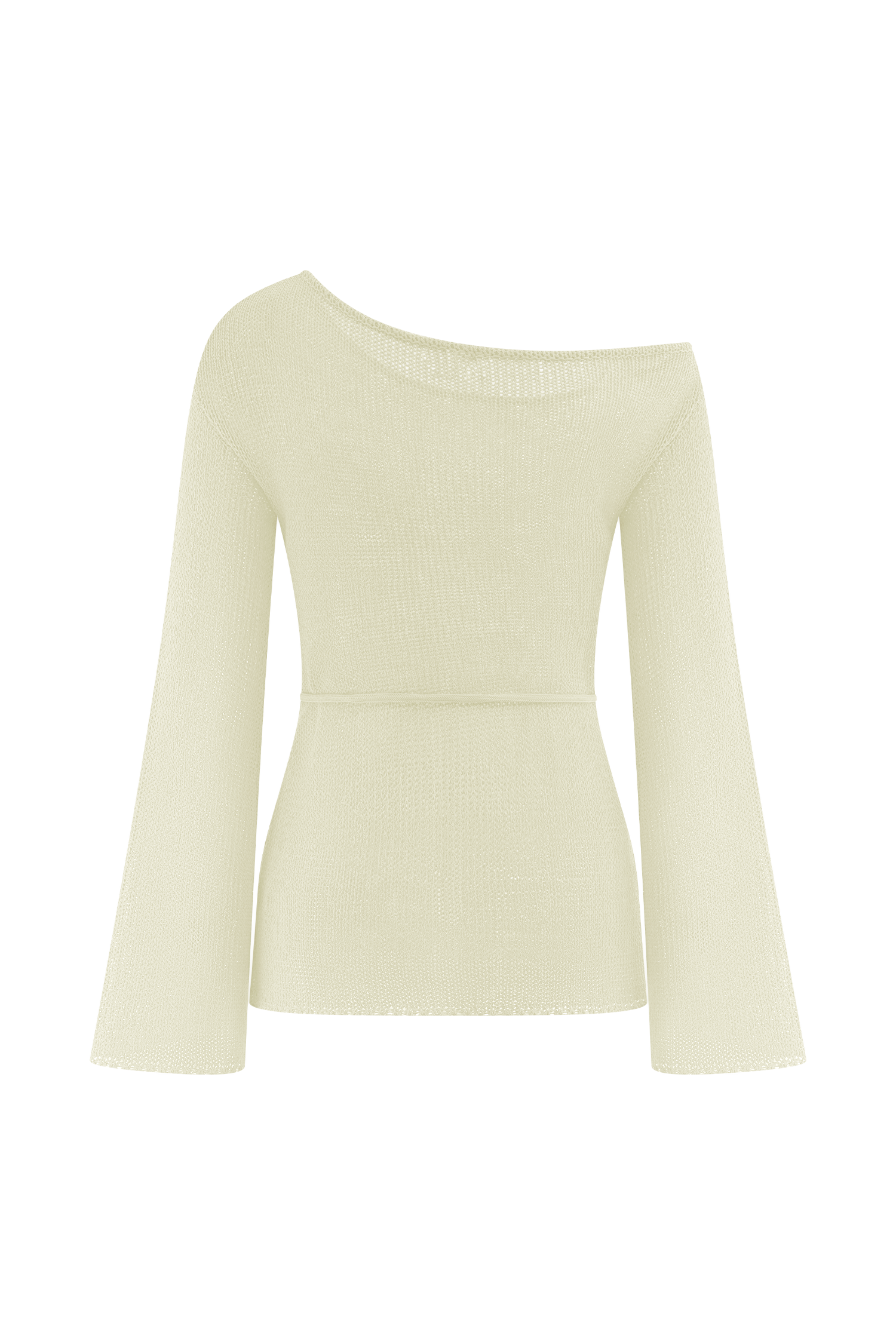 Reagan Off Shoulder Knit Top - White - Image 9